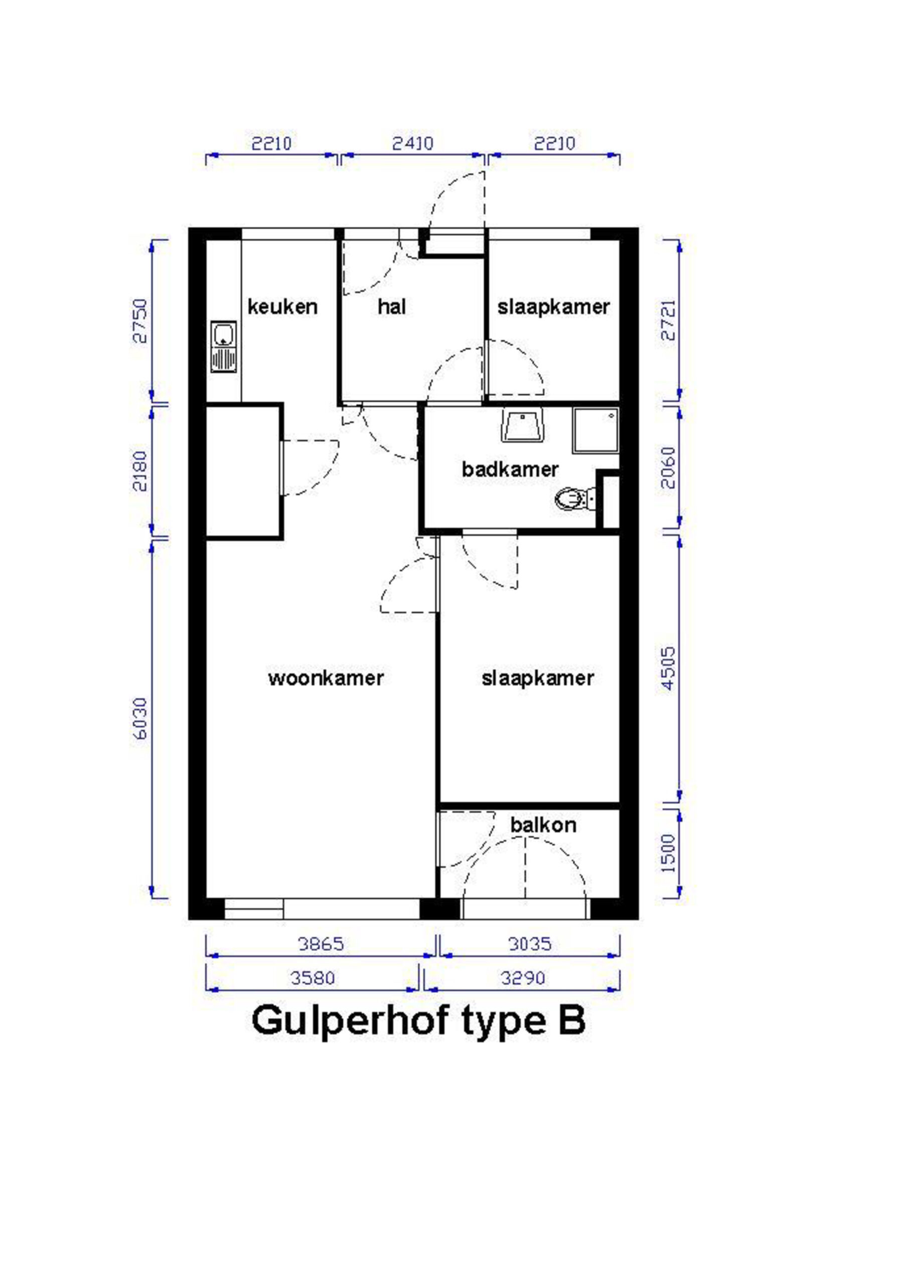 Appartement te huur in Gulpen aan Oude Maastrichterweg 17 – 3 kamers, 74 m²