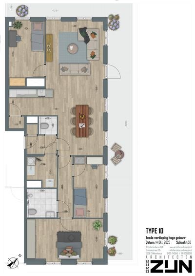 Appartement te huur in Rijswijk aan Karel Doormanlaan – 4 kamers, 116 m²