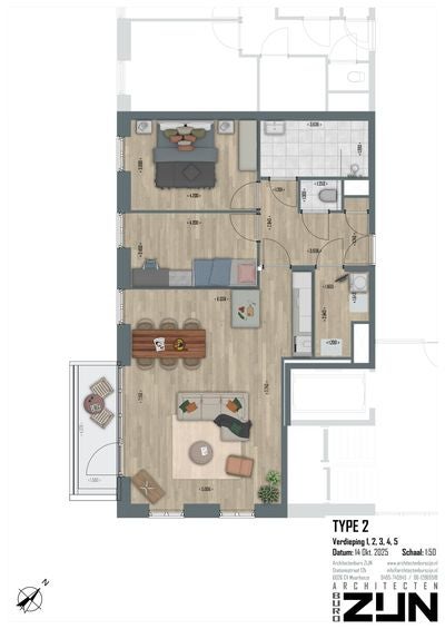 Appartement te huur in Rijswijk aan Karel Doormanlaan – 3 kamers, 88 m²