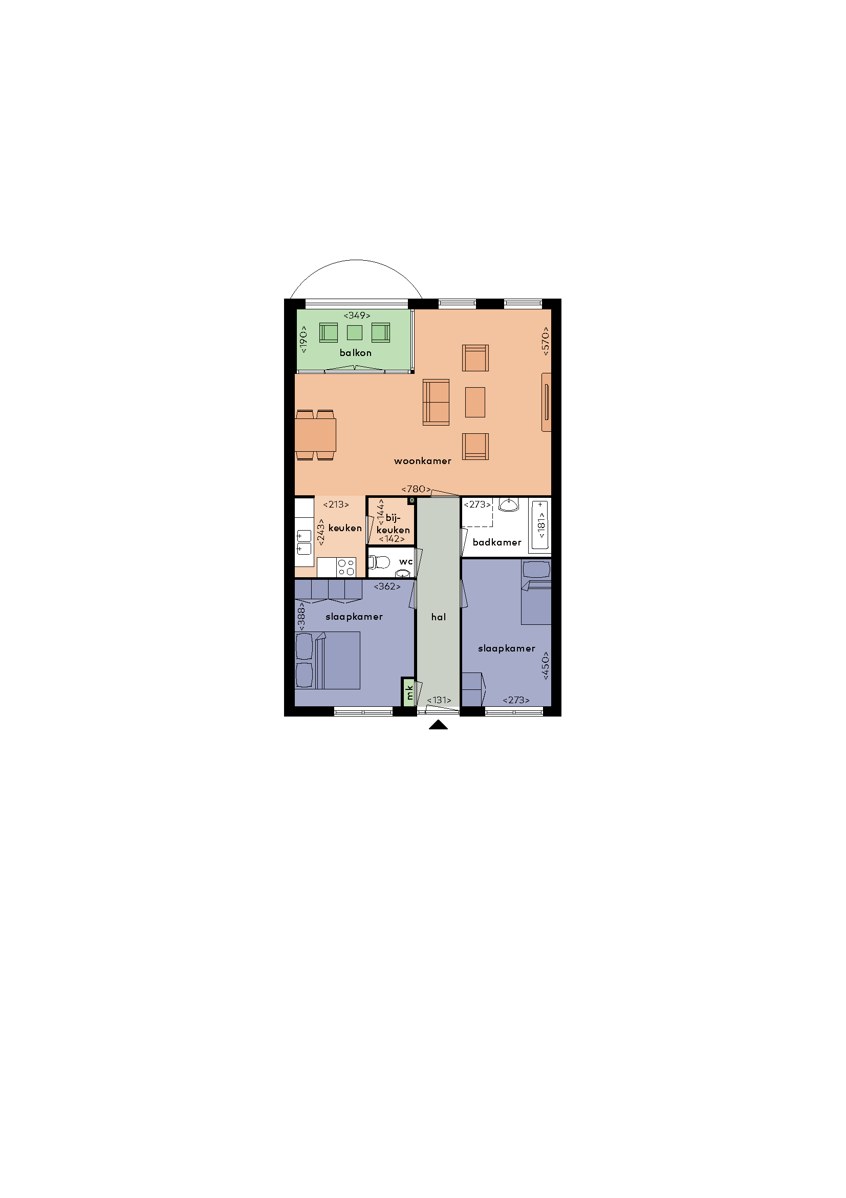 Appartement te huur in Amstelveen aan Westwijkplein 37 – 3 kamers, 97 m²