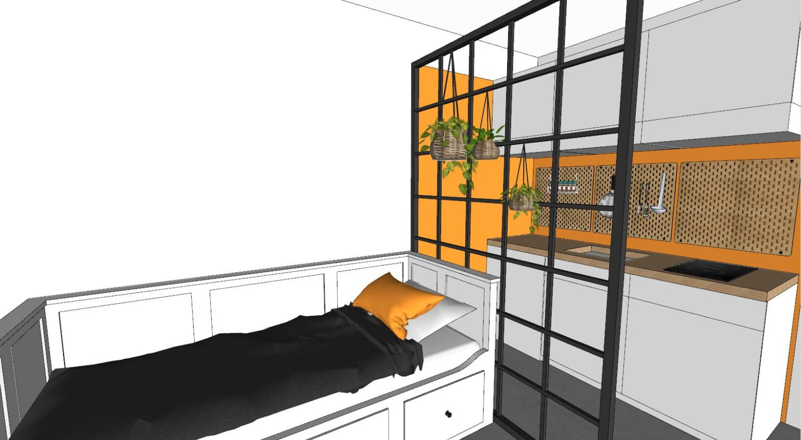 Studio te huur in Amsterdam aan Laan van de Helende Meesters – 1 kamers, 28 m²