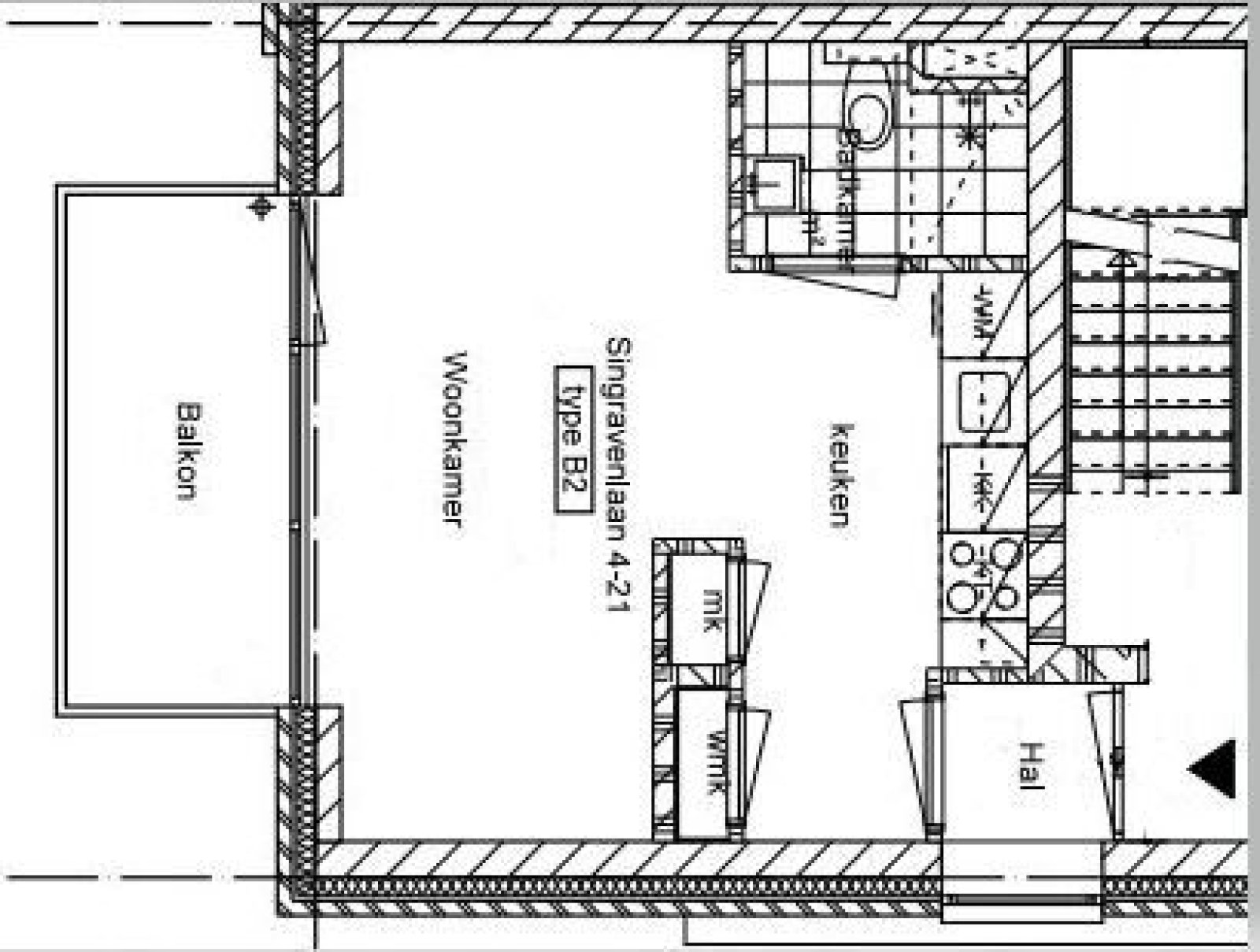 Studio te huur in Arnhem aan Singravenlaan – 1 kamers, 27 m²