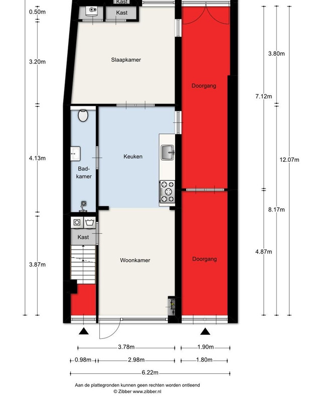 Appartement te huur in Breda aan Ginnekenweg 268 – 2 kamers, 40 m²