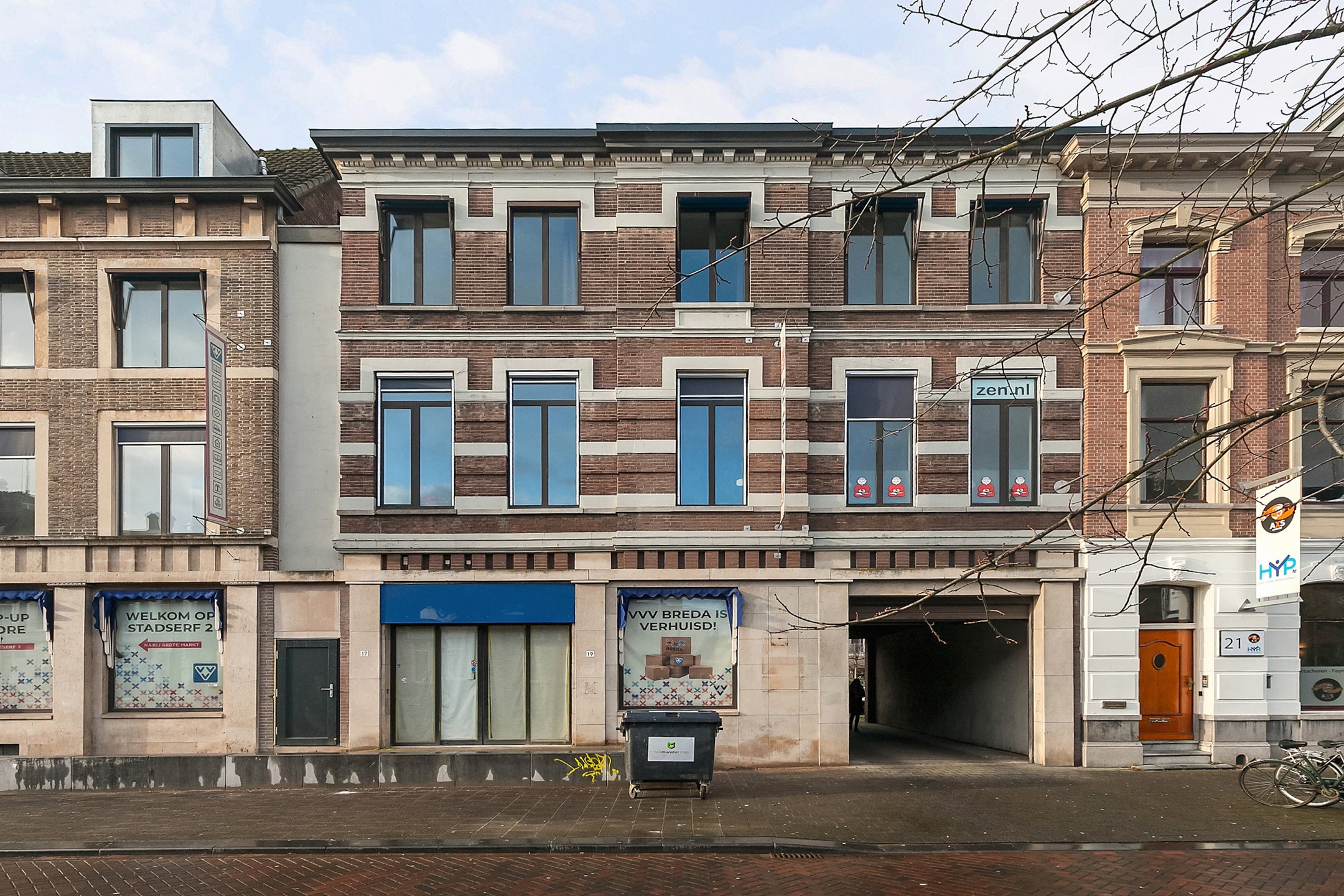 Appartement te huur in Breda aan Willemstraat 17C – 1 kamers, 30 m²