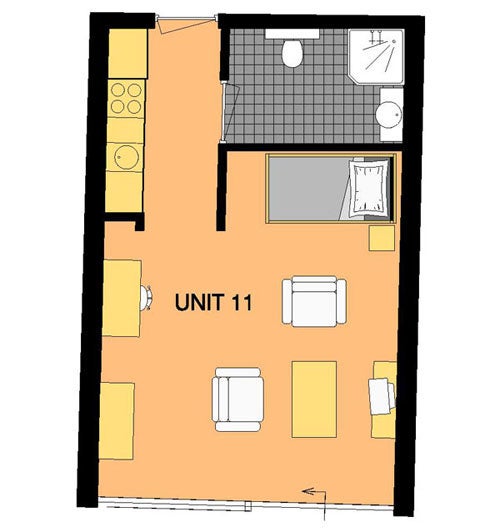 Studio te huur in Buitenkaag aan Lisserdijk – 1 kamers