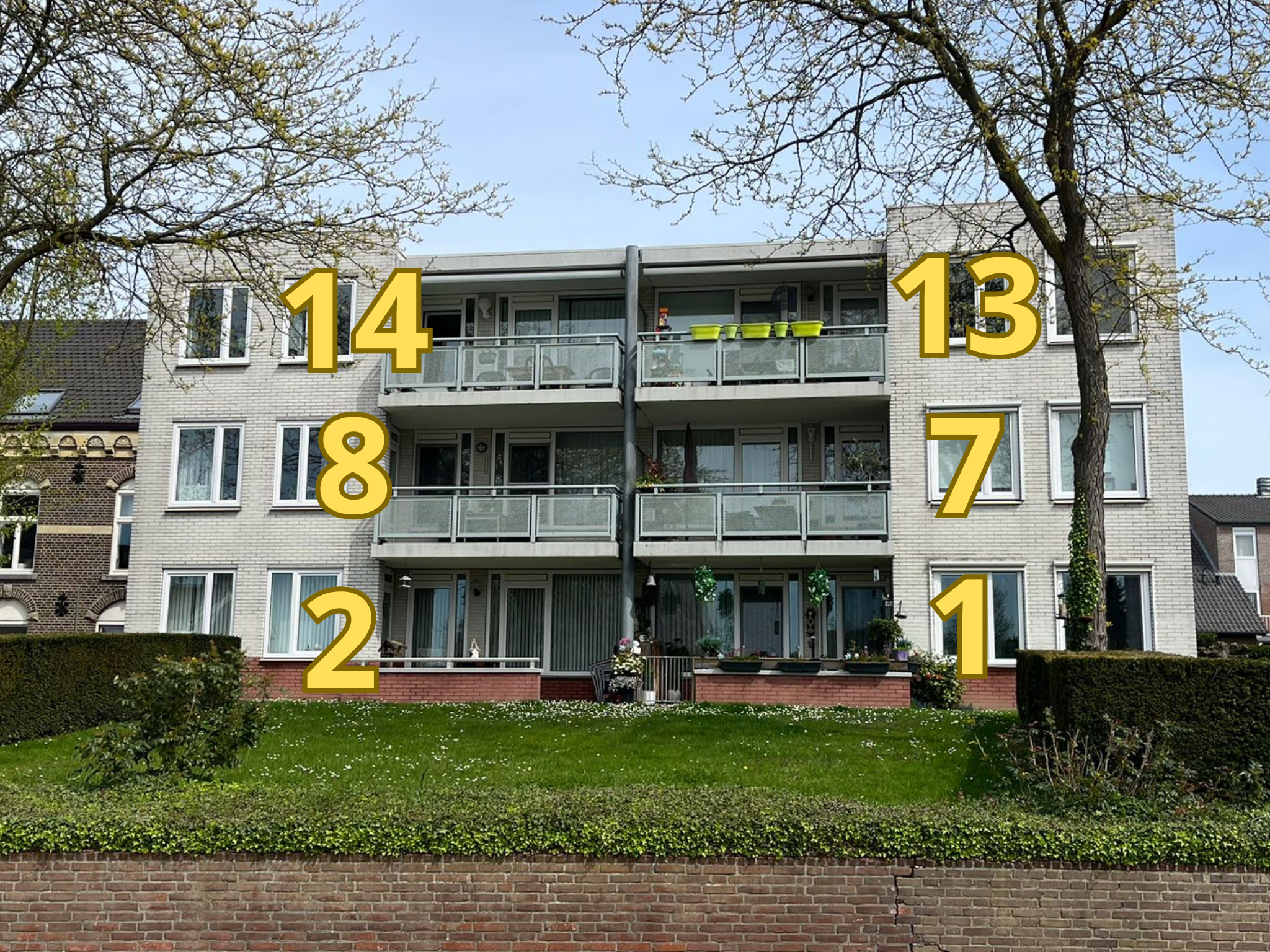 Appartement te huur in Bunde aan Monseigneur Theunissenplantsoen 14 – 3 kamers, 56 m²